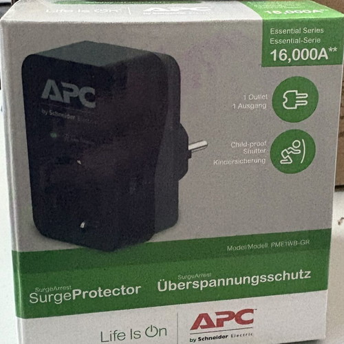 APC PME1WB-GR Surge Protector new, power surge protection