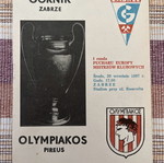Gornik Olympiakos 1987 match program used