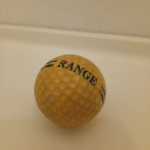 Range King golf ball used for practice