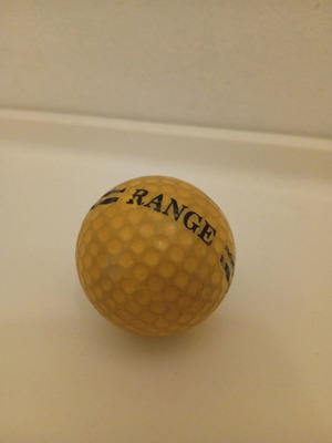Range King golf ball used for practice