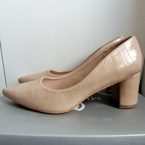 Just Me pumps size 38 beige heel height 6.5 cm like new