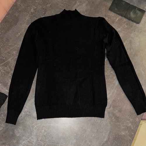 Turtleneck shirts used, set of 3, black and beige