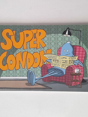 Super Condom (Tasmar) κόμικ μεταχειρισμένο, 2010 με αφιέρωση