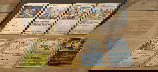 Pokemon κάρτες Eevee + eevolutions bulk
