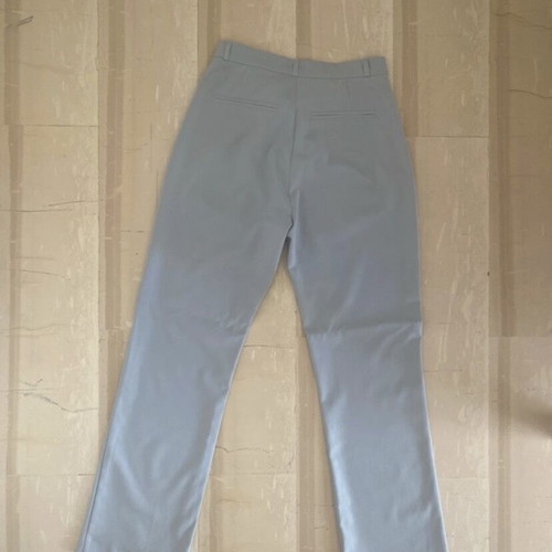 Pull & Bear office pants fabric fitted with pockets, like new, blue XS