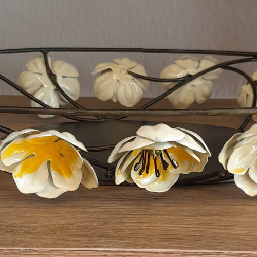 Metal Basket 40x30x6h cm new
