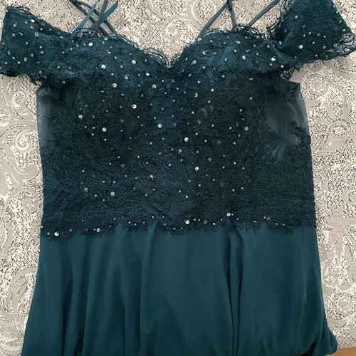 Turquoise formal dress, new with tag