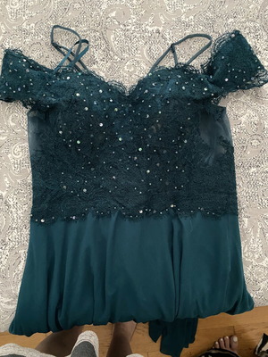Turquoise formal dress, new with tag