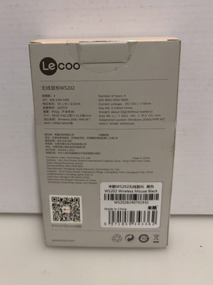 Lecoo WS202 Wireless Mouse New