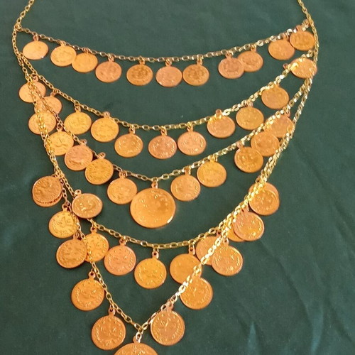 Handmade Boutique Necklace with 30 Pendants from Tryavna
