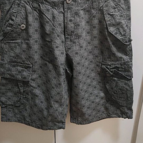 Zakcret cargo shorts no30 like new, black and gray, summer