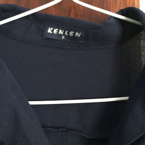 Long shirt used, blue, size s with loose fit