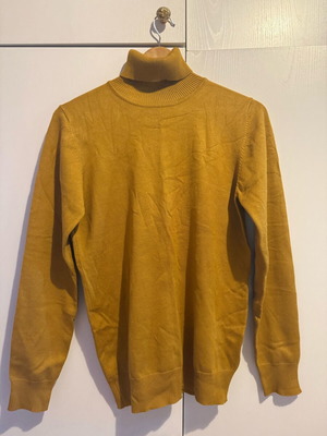 Men's turtleneck sweater like new, yellow, size S