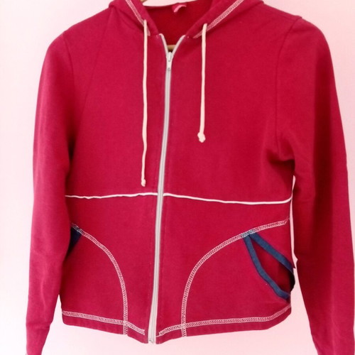 Women's hoodie sweatshirt jacket used, size medium