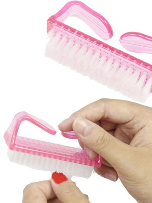 Nail Dust Cleaning Brush Pink