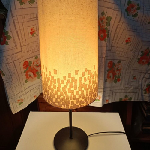 Metal desk lamp used, about 50 cm height
