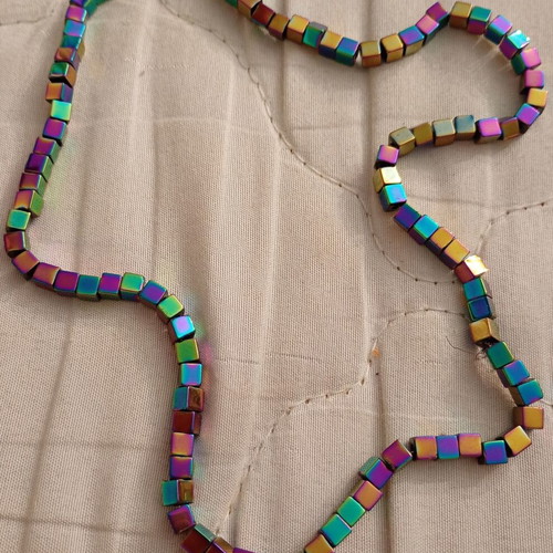Hematite beads new, 3 mm, 99 pieces