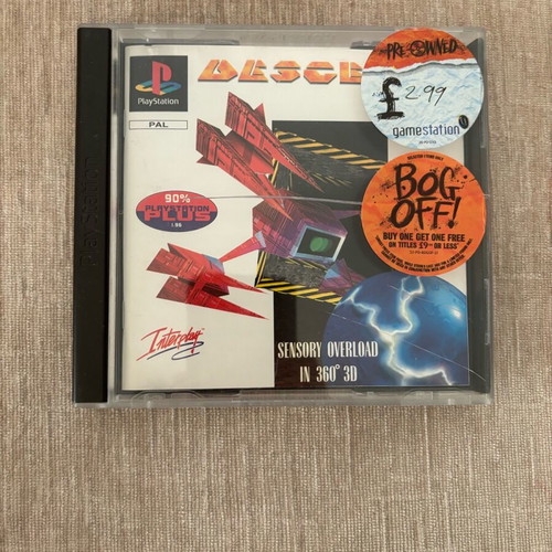 Descent PlayStation 1 game used, English version