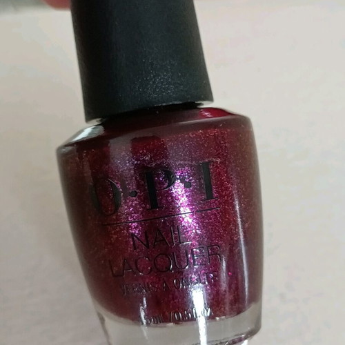 OPI nail polish new, color berry and bright