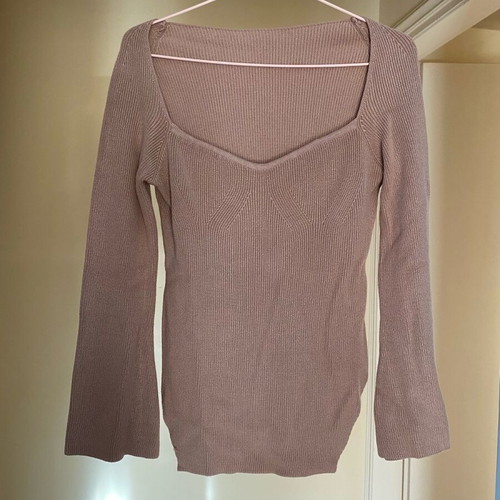 Beige blouse size M