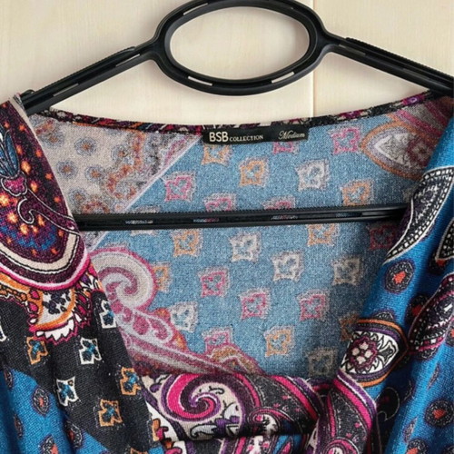 BSB winter dress like new, colorful with 3/4 sleeves