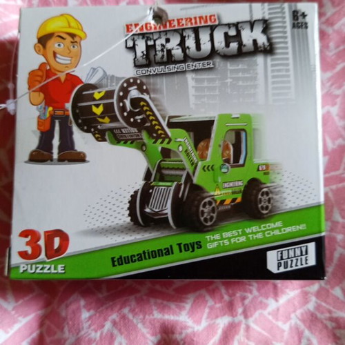 3D Puzzle Engineering Truck educational toy new