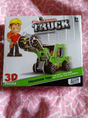 3D Puzzle Engineering Truck educational toy new