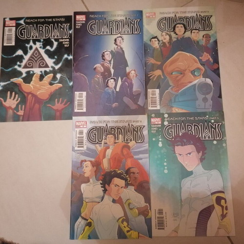 Guardians Marvel comic mini series 5 issues like new, English