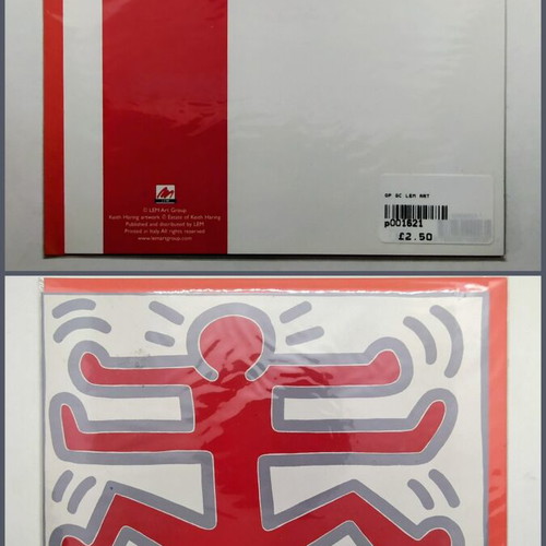 Keith Haring Untitled No. 1 Art Card 1988 new