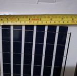 Ηλιακό πάνελ καινούργιο με πλαίσιο αλουμινίου και βάση στήριξης