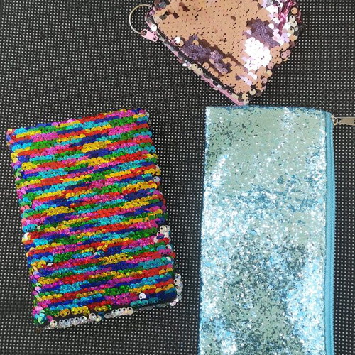 Notebook, pencil case and wallet like new