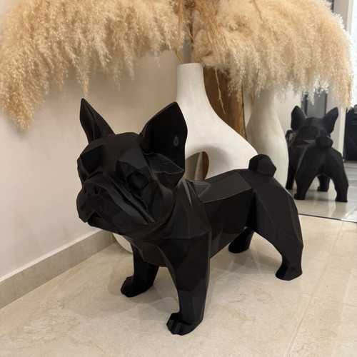 French Bulldog Decorative Statue used, modern design
