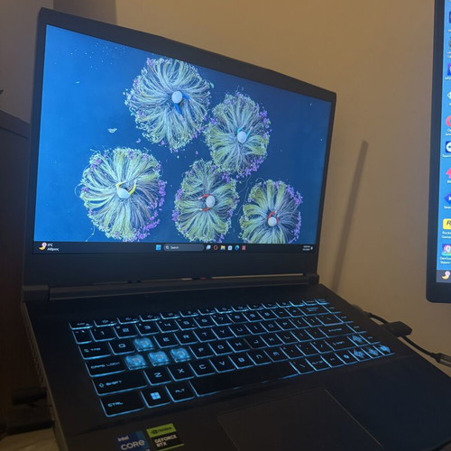 MSI Slim15 BV13E Laptop Intel i7 13th Gen, Nvidia 4050, 16GB RAM, 500GB SSD