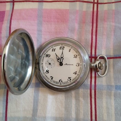 Molnija Russian Pocket Watch like new, mechanical classic