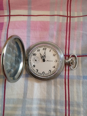 Molnija Russian Pocket Watch like new, mechanical classic