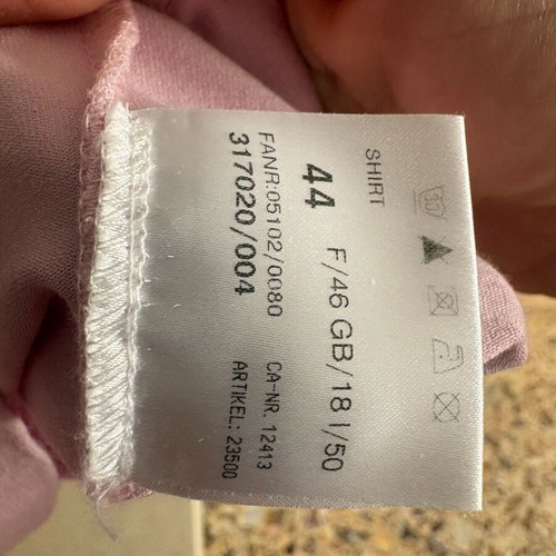 Basler jacket and long-sleeve blouse set like new, pink, size 4XL