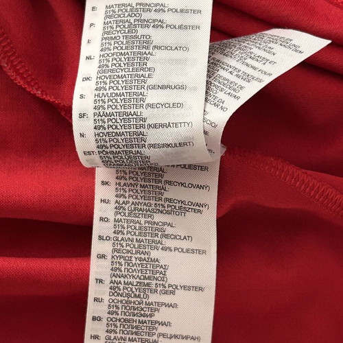 Adidas Estro 19 T-shirt size M like new, red