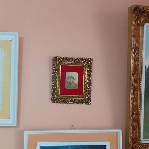 Small collectible painting by Chrysoula Zogia used