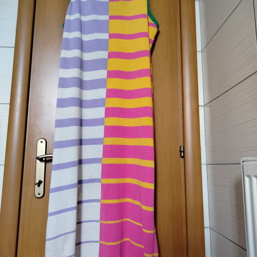 Karavan dress used, multicolor, reversible, size M