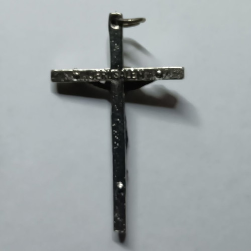 Metal necklace cross from Jerusalem like new