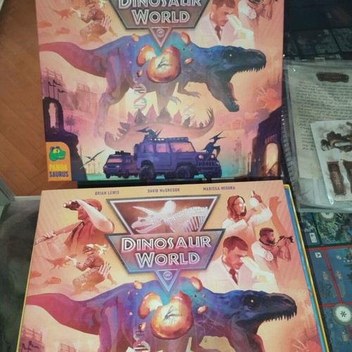 Jurassic World 3D printed insert for board game