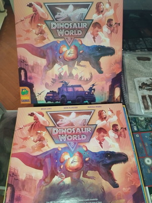 Jurassic World 3D printed insert for board game