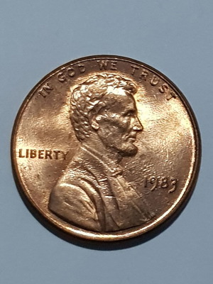 ONE CENT ΑΜΕΡΙΚΗΣ ΤΟΥ 1983 ΣΕ ΤΕΛΕΙΑ ΚΑΤΑΣΤΑΣΗ