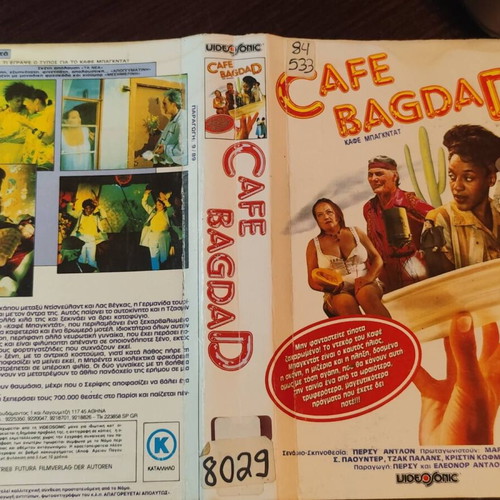 Cafe Bagdad VHS comedy drama movie with Jack Palance