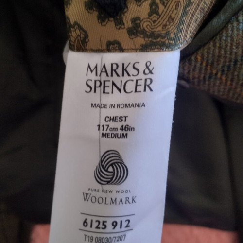 Marks & Spencer wool jacket like new, Moon fabric