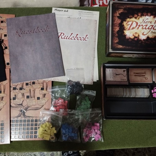 Here be Dragons Into the Unknown board game like new