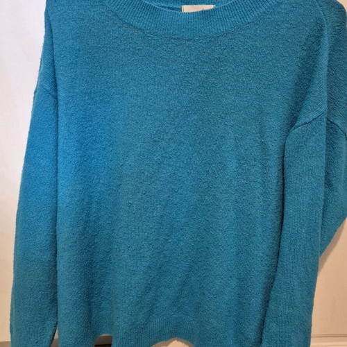 H&M knitted sweater like new, size M, blue