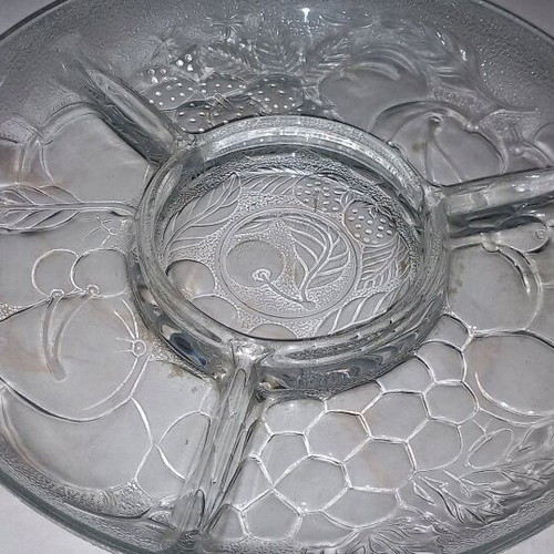 Serving platter for four positions like new