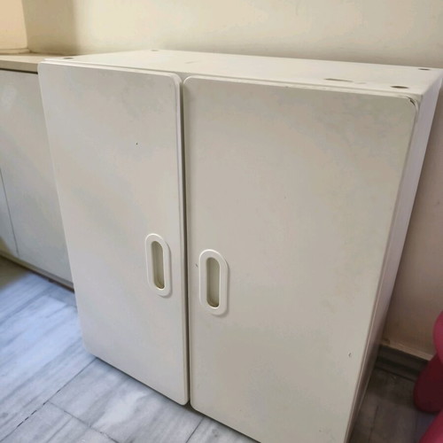 Wooden shelf with two doors new