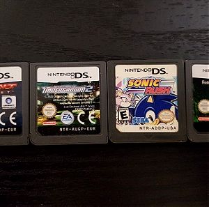 4 Παιχνίδια για Nintendo DS .Need for Speed UNDERGROUND 2 Sonic Rush Splinter Cell Asphalt: Urban GT